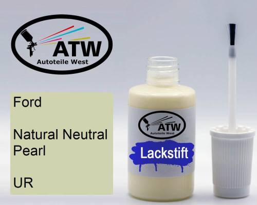Ford, Natural Neutral Pearl, UR: 20ml Lackstift, von ATW Autoteile West.